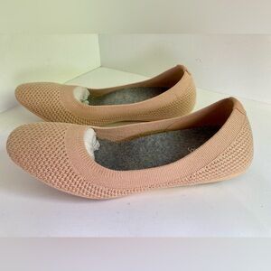 Allbirds TB Tree Breezers Ballet Flats Womens Size 7 Beige Comfort Slip On Shoes